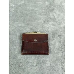 Vintage Bosca Leather Wallet Brown Made In USA